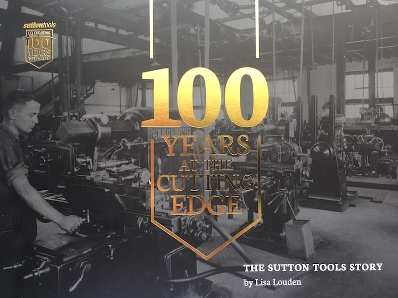 Front cover of Sutton Tools 100th anniversary book